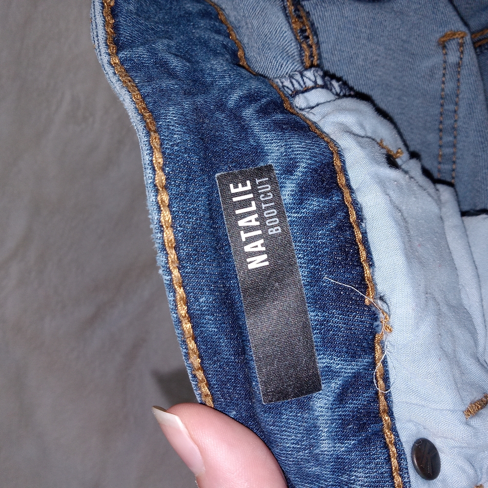 KUT From The Kloth Natalie Bootcut Jeans Womens 6 Blue Mid Rise Stretch Flare - Picture 12 of 13